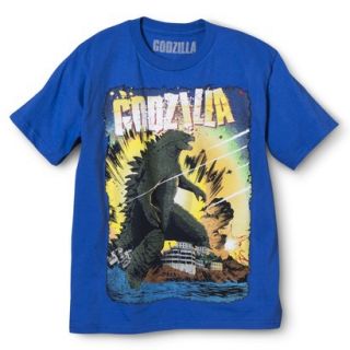 Godzilla Boys Graphic Tee   Royal Blue XL