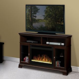 Dimplex Brookings Espresso Electric Fireplace Media Console Dark Brown   GDS25 