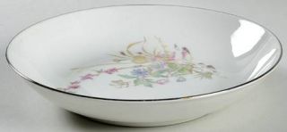 Heinrich   H&C Wood Sprite Coupe Soup Bowl, Fine China Dinnerware   Wildflowers