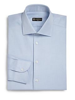 Corneliani Cotton Dress Shirt   Blue