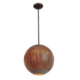 Access Lighting Large Safari Pendant   14W in.   23642 BRZ/SARO