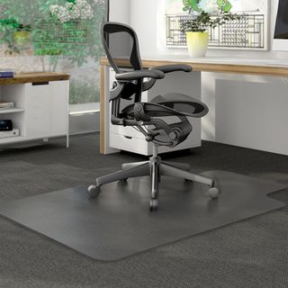 Deflect o Duramat Low Pile Studded Clear Chair Mat (36 X 48)