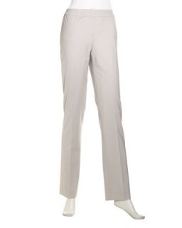 Straight Leg Stretch Wool Pants, Mist