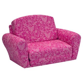 Kidz World Small Paisley Candy Pink Sleepover Sofa   1850 1 SPCP