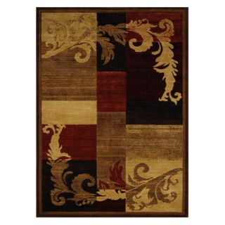 Home Dynamix HD1258 Catalina Area Rug   Brown Red   HD1258 539 CATALINA 264, 5.
