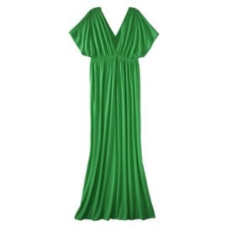 Merona Womens Knit Kimono Maxi Dress   Mahal Green   XS