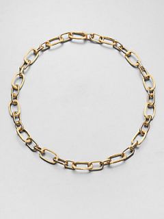 Marco Bicego 18K Yellow Gold Oblong Link Necklace   Gold