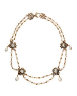 Victorian Amethyst & Pearl Necklace
