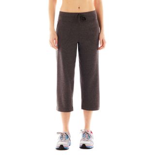 Made For Life French Terry Capris, Charcoal Heather, Womens