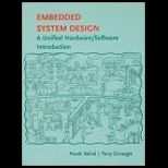 Embedded System Design  A Unified Hardward/Software Introduction