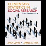 Elementary Statistics for Social Research  The Essentials