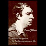 Selected Essays from the Rambler, Adventurer and Idler