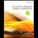 Allyn and Bacon Guide to Writing, Brief  With Access