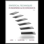 Statistical Techniques in Business and Economics with Connect Plus