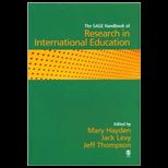 Sage Handbook of Research in International