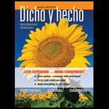 Dicho Y Hicho, Brief Edition (Looseleaf) Audio Brv