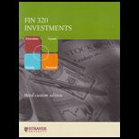 FIN320 Essentials of Investment (Custom Package)