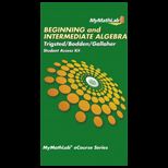 Beginning and Intermediate Algebra  Mymathlab Access