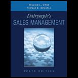Dalrymples Sales Management : Concepts and Cases