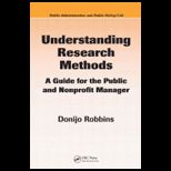 Understanding Research Methods A Guide for the Public and Nonprofit Manager