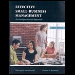 Effective Small Business Management   With CD