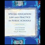 Special Education Law and Practice in Public Schools