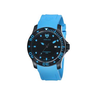 Swiss Eagle Sea Bridge Mens 20ATM Black & Blue Watch