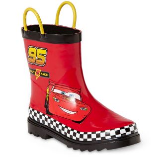 Disney Cars Boys Rain Boots, Red