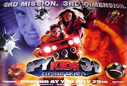 Spy Kids 3 D Game Over (British Quad) Movie Poster