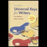 Universal Keys for Writers   With MLA Update Card