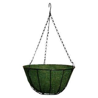 14 Chateau Hanging Basket  Green  Black Chain