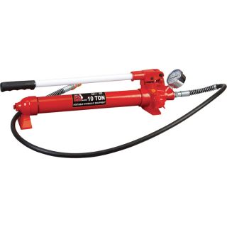 Torin Big Red Hydraulic Pump with Gauge and Hose   0.7L, Model T71001B1