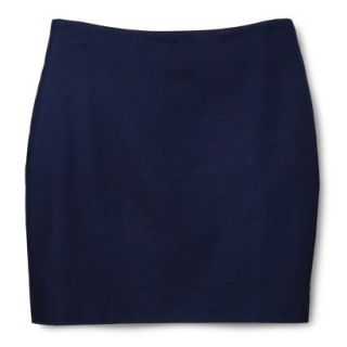 Merona Womens Woven Mini Skirt   Xavier Navy   4
