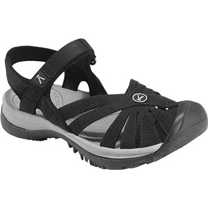 Keen Womens Rose Sandal Black Neutral Gray Sandals, Size 10 M   1008783