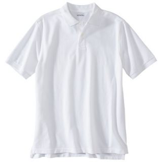 Mens Classic Fit Polo Shirt White L