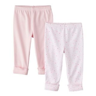 PRECIOUS FIRSTSMade by Carters Newborn Girls 2 Pack Pant   Pink NB
