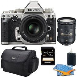Nikon Df Full Frame Digital SLR Camera with 50mm f/1.8 And 18 200mm Special Edit