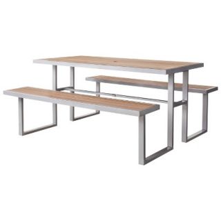 Outdoor Patio Furniture: Threshold Wood Picnic Table, Bryant Collection