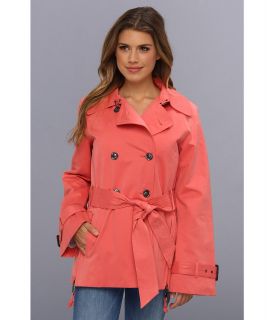 G.E.T. Half Trench Womens Coat (Coral)