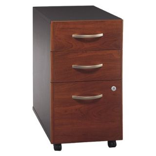Vertical Filing Cabinet: Series C: 3 Drawer File Cabinet   Hansen Red Brown