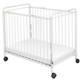 Chelsea Clearview Steel Crib   White