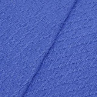 Home City Inc. All season Luxurious 100 percent Cotton Blanket Blue Size Full : Queen
