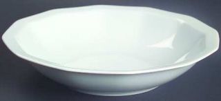 Rosenthal   Continental Polygon White Rim Soup Bowl, Fine China Dinnerware   Whi