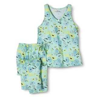 Of The Moment Womens Pajama Set   Blue Floral M