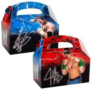 WWE Empty Favor Boxes