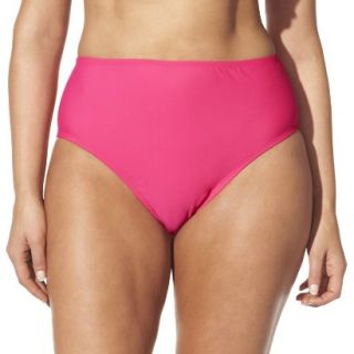 Womens Plus Size Bikini Swim Bottom   Fire Red 16W