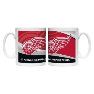 Boelter Brands NHL 2 Pack Detroit Red Wings Wave Style Mug   Multicolor (15 oz)