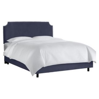 Skyline King Bed Skyline Furniture Lombard Nail Button Notched Bed   Premier