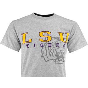 LSU Tigers Blue 84 NCAA Contact Max T Shirt