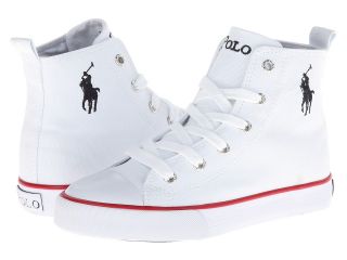 Polo Ralph Lauren Kids Harbour Hi Boys Shoes (White)